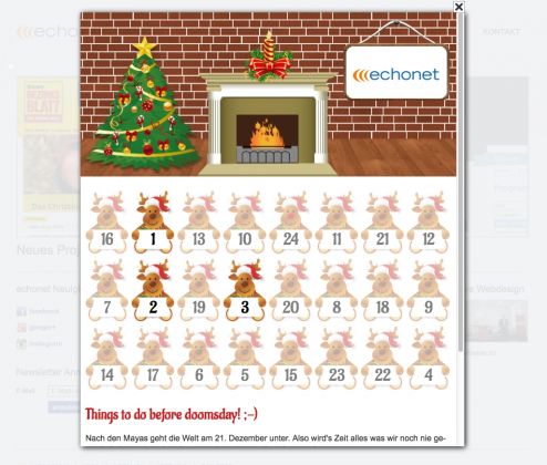 Adventkalender Referenzen 001 © echonet communication GmbH