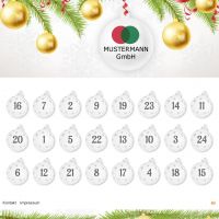 Adventkalender-Sujet: Tannenzweige & Kugeln © echonet communication GmbH Adventkalender-Sujet: Tannenzweige & Kugeln © echonet communication GmbH