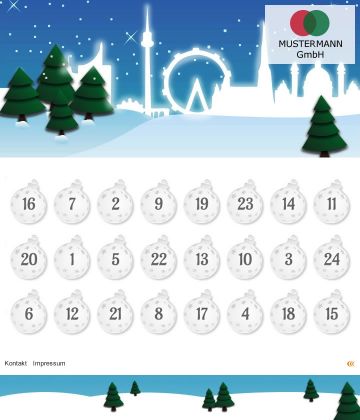 Adventkalender-Sujet: Vienna © echonet communication GmbH