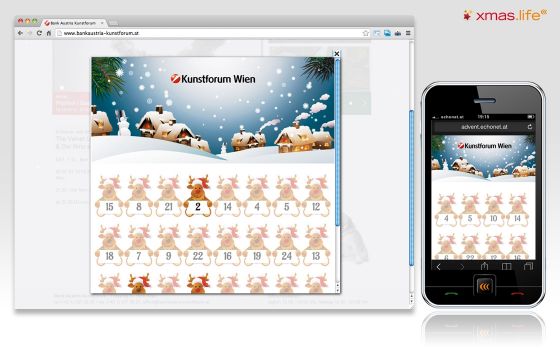 Bank Austria Kunstforum 2013 / Kalender © echonet communication GmbH
