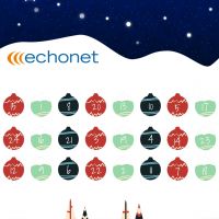 Adventkalender-Sujet: Sternenhimmel mit Sternschnuppe © echonet communication GmbH